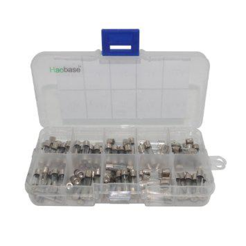 Набір запобіжників 5x20 100шт. Набір запобіжників 5x20 100шт.