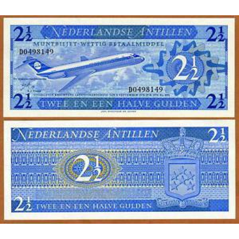 Netherlands Antilles Нідерландські Антіли - 2 12 Gulden 1970 UNC
