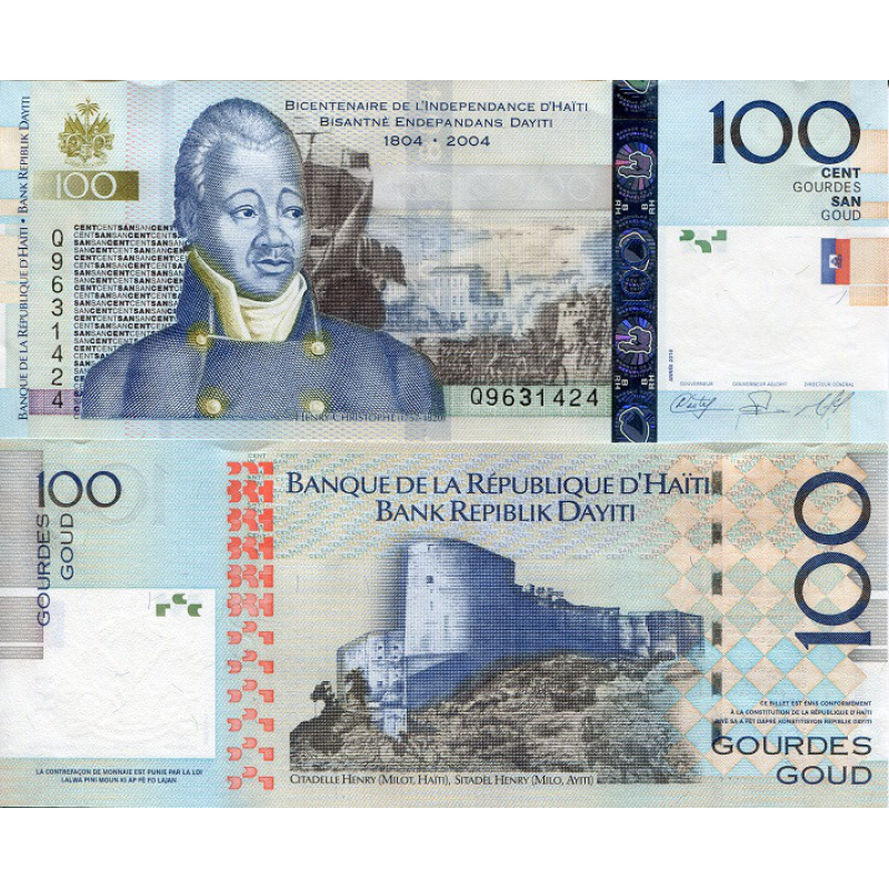 Гаїті / Haiti 100 Gourdes 2010 UNC Гаїті / Haiti 100 Gourdes 2010 UNC