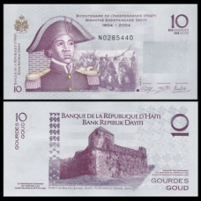 Гаїті / Haiti 10 Gourdes 2010 Pick 272 UNC