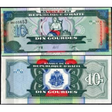 Гаїті / Haiti 10 Gourdes 2000 Pick 265 UNC