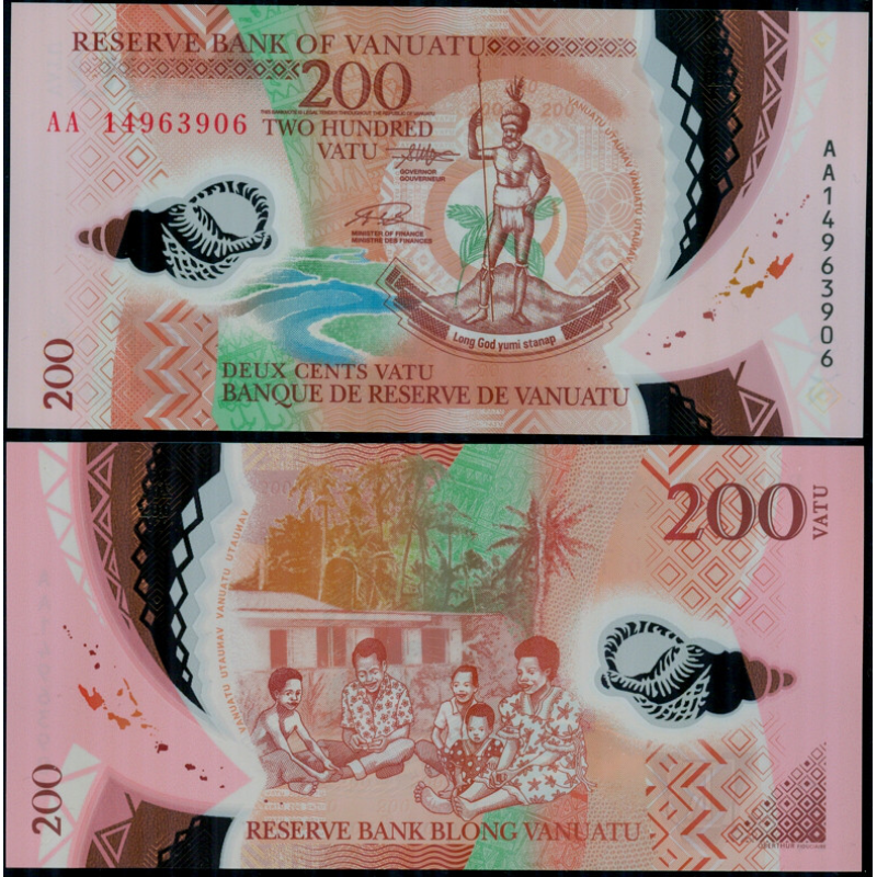 Вануату / Vanuatu 200 vatu 2014 UNC Вануату / Vanuatu 200 vatu 2014 UNC