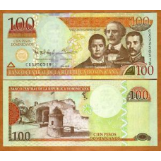 Dominican Republic Домініканська Республіка Домінікана - 100 Pesos Oro 2013 UNC