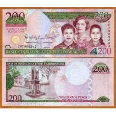 Домінікана / Dominicana 200 pesos domin. 2013 UNC
