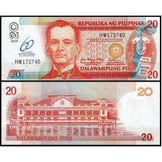 Філіппіни/Philippines 20 Peso 2009 Pick 200 UNC