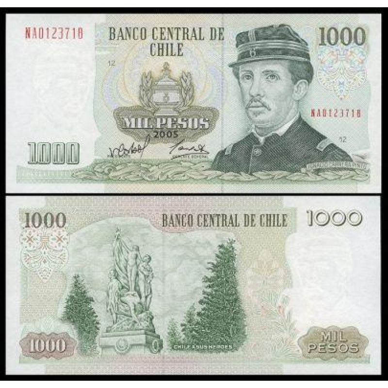 Chile Чилі - 1000 Pesos 2005 UNC Chile Чилі - 1000 Pesos 2005 UNC