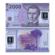 Chile Чилі - 2000 Pesos 2014 UNC P. 162d