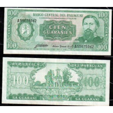 Парагвай / Paraguay 100 Guarani 1952р. UNC.