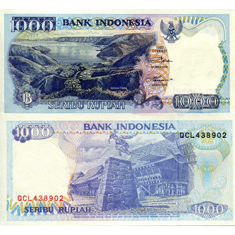 Індонезія / Indonesia 1000 Rupiah 1992 (1999) Pick 129h UNC Індонезія / Indonesia 1000 Rupiah 1992 (1999) Pick 129h UNC