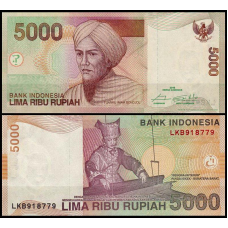 Індонезія 5000 рупій 2001/2009 р142і UNC