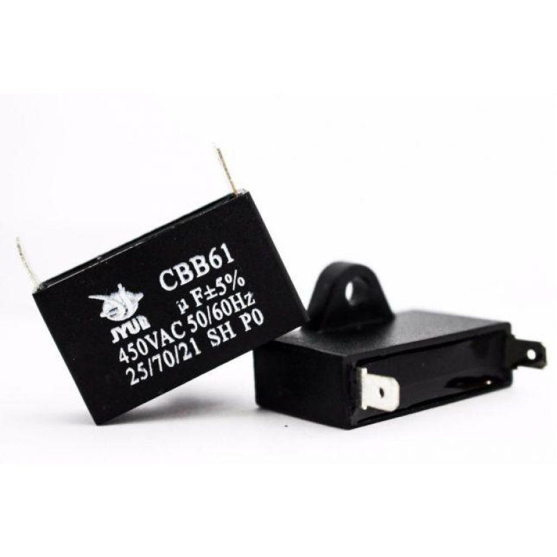Конденсатор CBB-61 4 mkf - 630 VAC (±5%) 47x19x33 JYUL (Клеми) Конденсатор CBB-61 4 mkf - 630 VAC (±5%) 47x19x33 JYUL (Клеми)