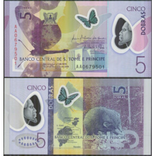 S. Tome e Principe Сан-Томе і Прінсіпі - 5 Dobras 2016 2018 polymer UNC
