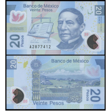 Mexico Мексика - 20 Pesos 2013 UNC