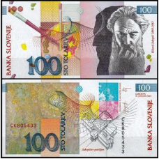Словенія/Slovenia 100 Tolarjev 2003 Pick 31 UNC