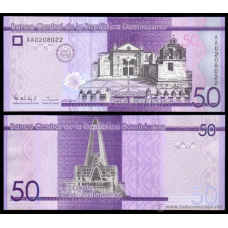 Домінікана 50 pesos dominicanos 2014 UNC