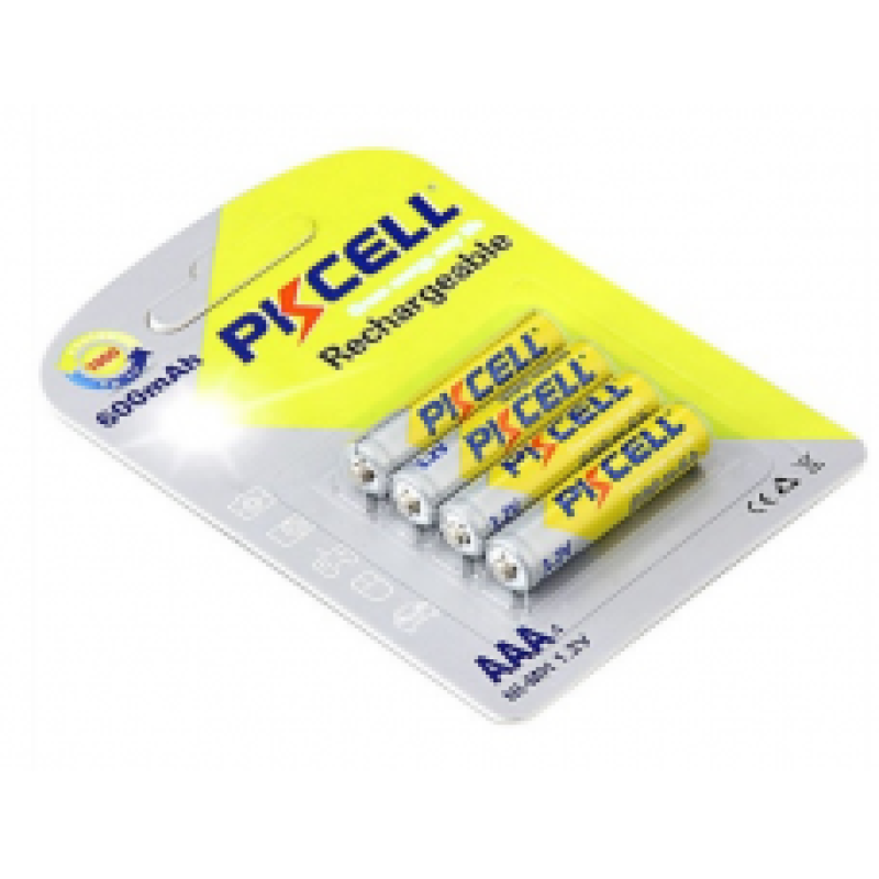 Акумулятор PKCELL 1.2 V AAA 600mAh NiMH Rechargeable Battery, 4 штуки у блістері ціна за блістер Акумулятор PKCELL 1.2 V AAA 600mAh NiMH Rechargeable Battery, 4 штуки у блістері ціна за блістер