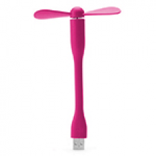 Вентилятор гнучкий USB, 90мм діаметр, Pink, OEM
