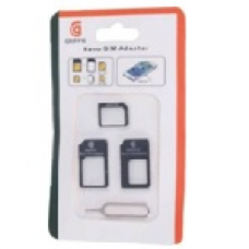 Переходник для SIM карт NOOSY 3 в 1, micro-nano, micro-sim, nano-sim, Black Переходник для SIM карт NOOSY 3 в 1, micro-nano, micro-sim, nano-sim, Black