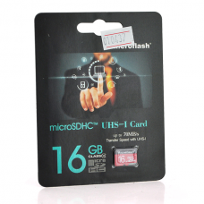 Карта пам“яті Microflash Micro SD, швидкість передачі даних 70MB/s, class10, 16G