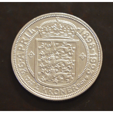 Данія 2 крони 1923 р (Срібло)