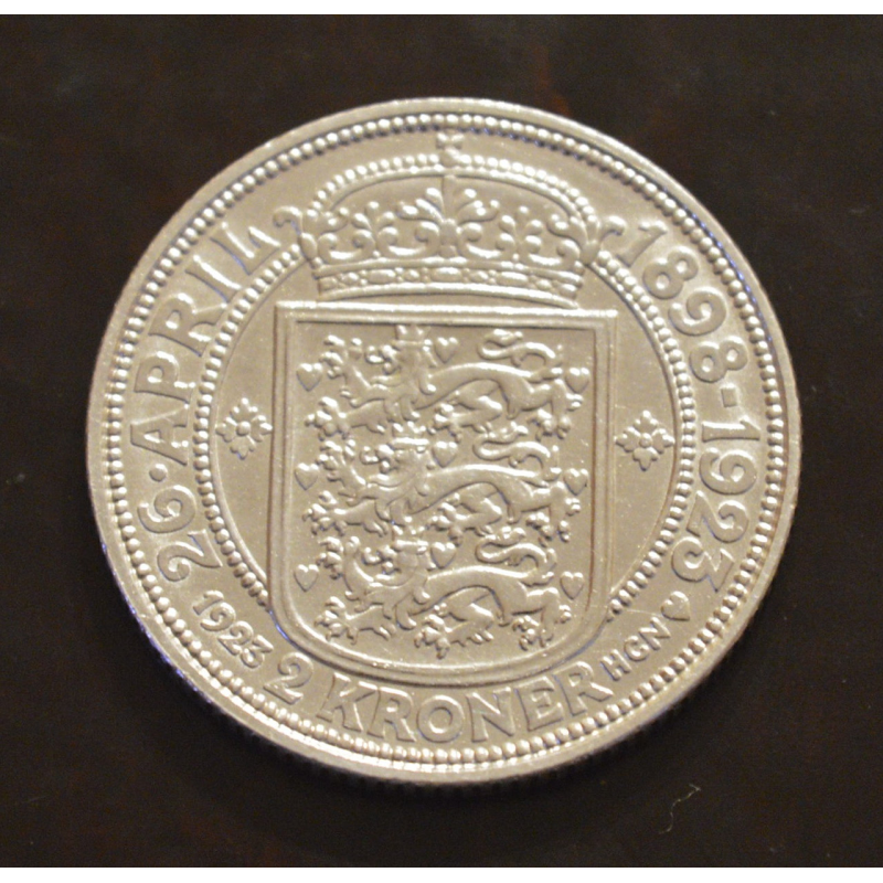 Данія 2 крони 1923 р (Срібло) Данія 2 крони 1923 р (Срібло)