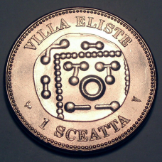 НІДЕРЛАНДИ ELST 1 SCEATTA 726-1976 1250 років UNC Місцева валюта 30 мм
