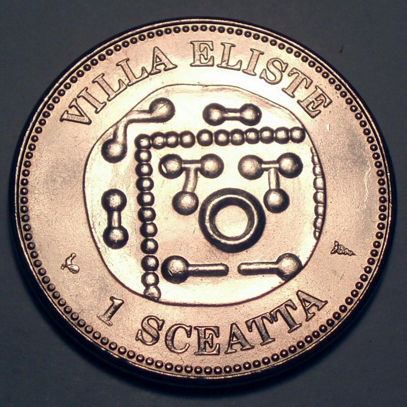 НІДЕРЛАНДИ ELST 1 SCEATTA 726-1976 1250 років UNC Місцева валюта 30 мм