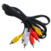 Шнур з“єднувальний 3 RCA х 3 RCA (JAPAN), 1,2 метра (Т2)