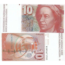 Швейцарія Switzerland - 10 Francs 1982 aUNC