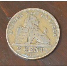 Бельгія 2 сентима 1905 рік