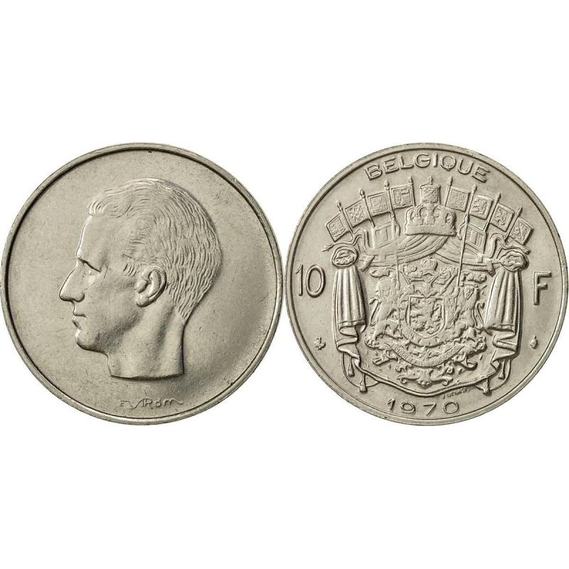 Бельгія 10 Франків 1970 рік Бельгія 10 Франків 1970 рік