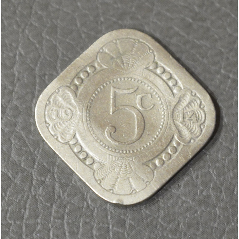 Нідерландські Антіли 5 центів 1914 рік Нідерландські Антіли 5 центів 1914 рік