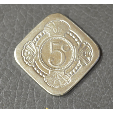 Монета 5 центів, 1948 рік, Нідерландські Антильські острови.