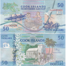 О-ви Кука / Cook Isl. 50 Dollars (1992) Pick10 UNC