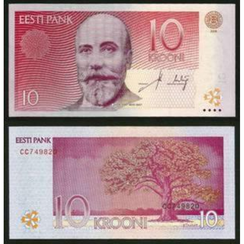 Естонія / Estonia 10 Krooni 2007 Pick 86 UNC