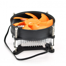 Кулер процессорный LGA 775/1156/1155/i3/i5 2200prm 220gr-Heatsink (up to I7 Cpu), 92-mm, 3-pin, orange