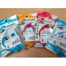 Універсальний кардрідер 4в1 MERLION CRD-5GR TF/Micro SD, USB2.0, OEM Q50