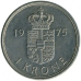 Монета 1 крона 1973-1989 рік, Данія. (В)
