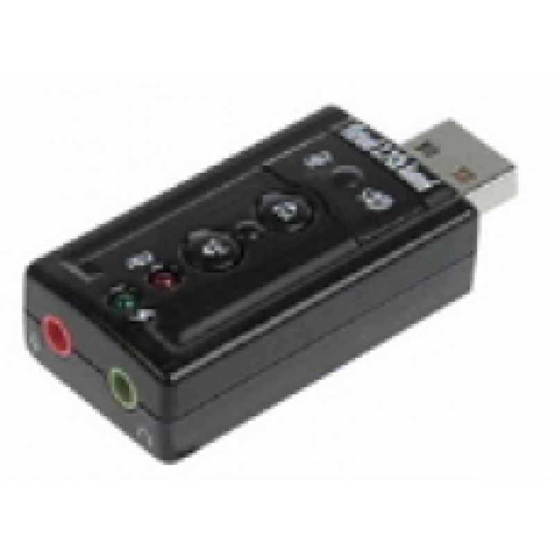 Контроллер USB-sound card (7.1) 3D sound (Windows 7 ready), OEM Контроллер USB-sound card (7.1) 3D sound (Windows 7 ready), OEM
