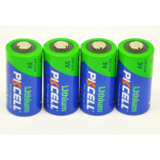 Батарейка литиевая PKCELL 3V CR123A 1500mAh Lithium Manganese Battery цена за 1 шт, Q8