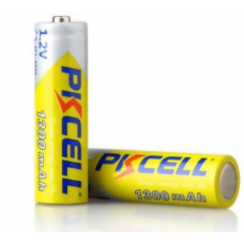 Акумулятор PKCELL 1.2 V AA 1300mAh NiMH Rechargeable Battery, 2 штуки на блістері ціна за блістер Акумулятор PKCELL 1.2 V AA 1300mAh NiMH Rechargeable Battery, 2 штуки на блістері ціна за блістер