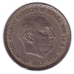 Монета 25 песет. 1957 рік, Іспанія. (Г) Монета 25 песет. 1957 рік, Іспанія. (Г)