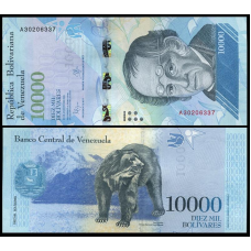 Венесуела / Venezuela 10000 bolivares 2017 Pick NEW UNC