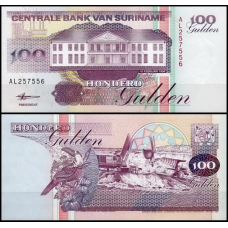 Суринам/Suriname 100 Gulden 1998 Pick 139b UNC