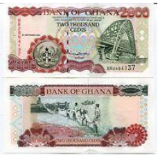 Гана 2000 седи 2002 p33g UNC