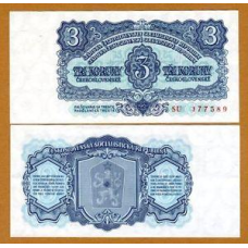 Чехословаччина/Czehoslovakia 3 Korun 1961 P81b UNC