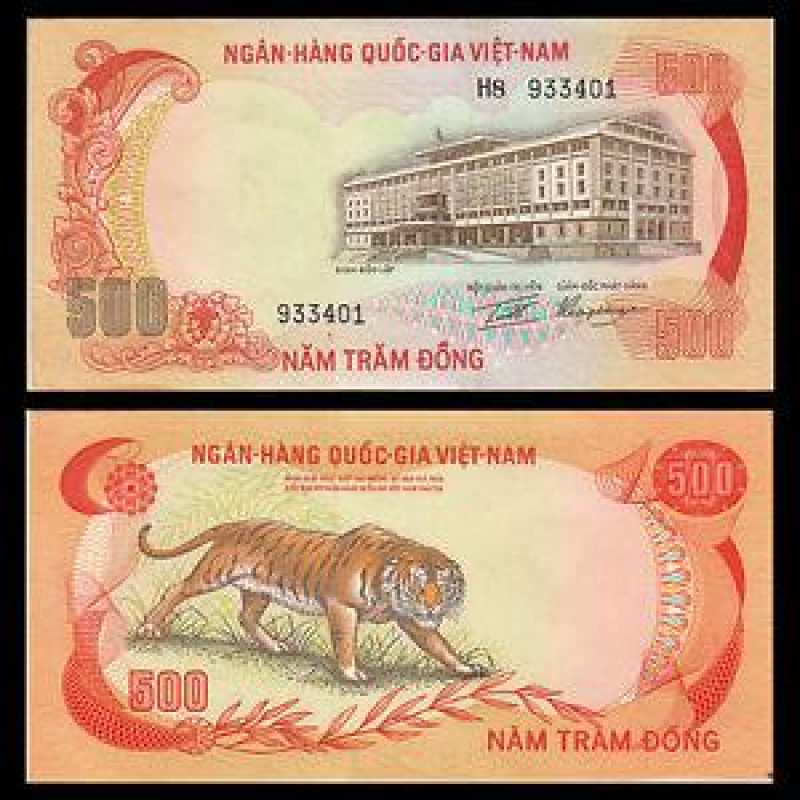 Південний В“єтнам /Vietnam South 500 Dong 1972 P33 Південний В“єтнам /Vietnam South 500 Dong 1972 P33