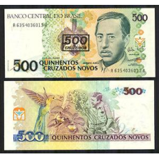 Бразилія/Brazil 500 Cruzeiros (1990) Pick 226b UNC