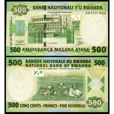 Rwanda Руанда - 500 Francs 2004 UNC