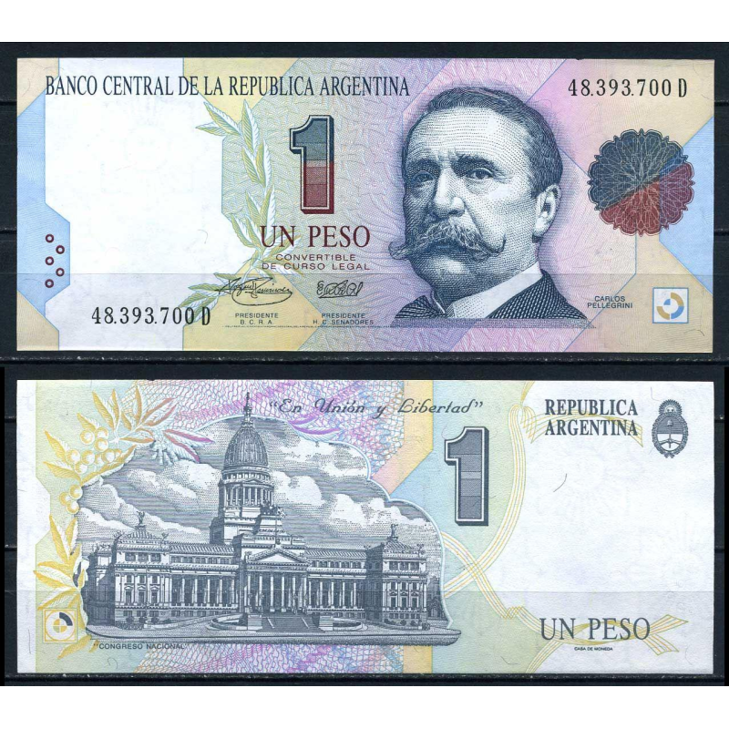 АРГЕНТИНА. 1 песо 1992г. UNC АРГЕНТИНА. 1 песо 1992г. UNC